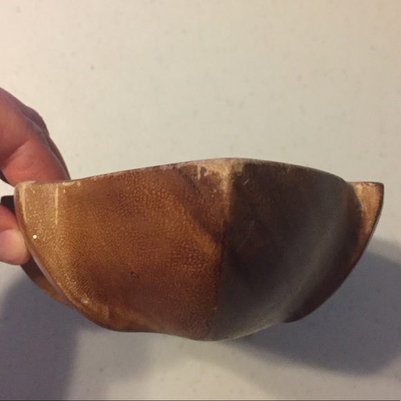 BOWL - wooden bowl on leaf shape - Picture 5 of 5
